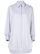 The Row Long Concealed Placket Shirt - White