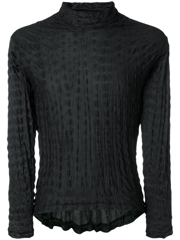 Issey Miyake Men Torus Mesh Tee - Black