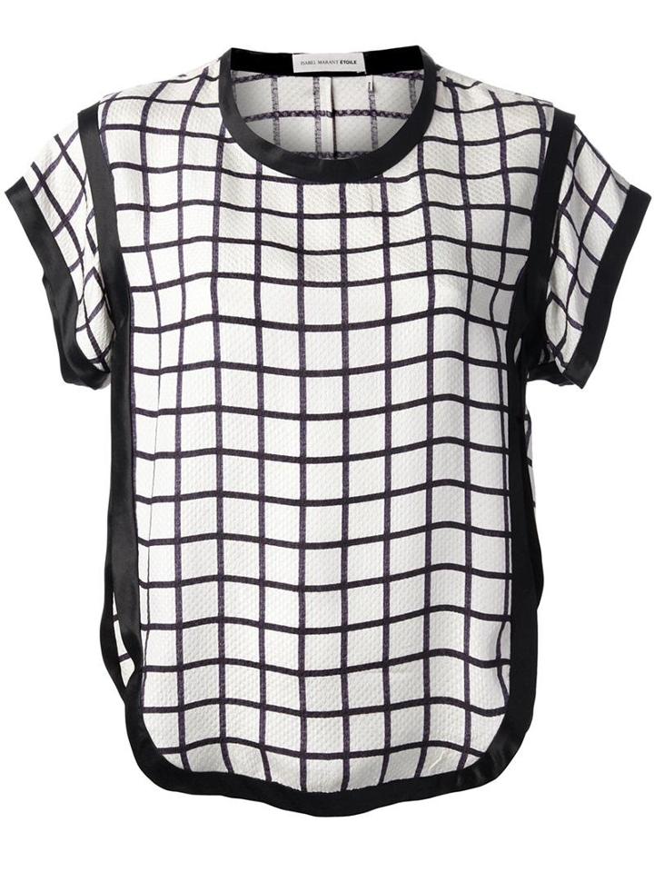 Isabel Marant Etoile Checked Blouse
