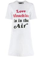 Love Moschino Logo Printed T-shirt Dress - Grey