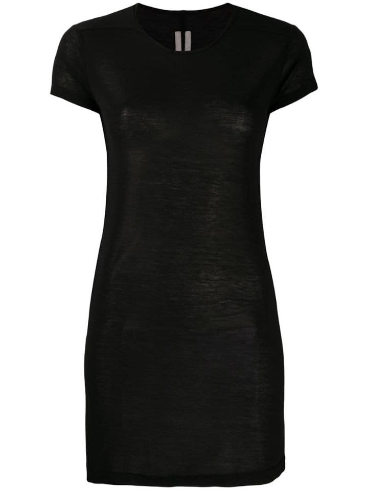 Rick Owens Short Sleeved T-shirt - 09 Black