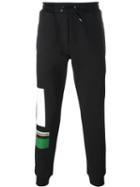 Mcq Alexander Mcqueen Graphic Print Track Pants, Men's, Size: Large, Black, Cotton