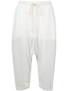 Lost & Found Rooms Straight Leg Cropped Trousers - White