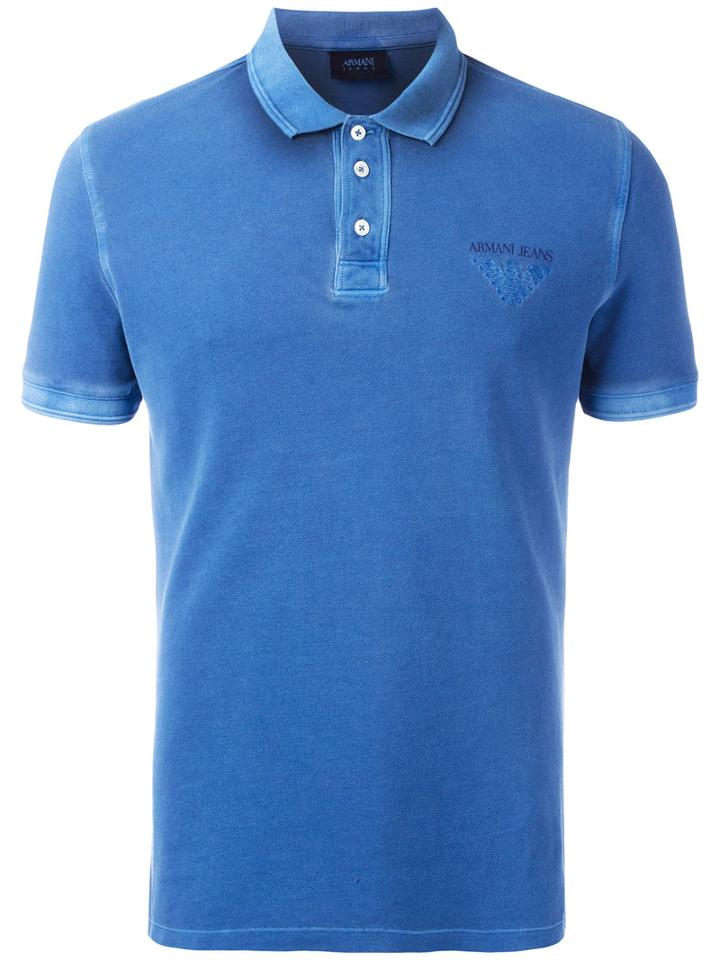 Armani Jeans - Classic Polo Shirt - Men - Cotton - Xxxl, Blue, Cotton