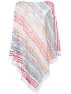 Missoni - Striped Poncho - Women - Cotton/viscose - One Size, Cotton/viscose