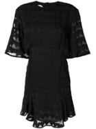 Maison Kitsuné Juliet Frilled Dress - Black