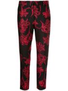 Roberto Cavalli Cropped Tailored Trousers - Black