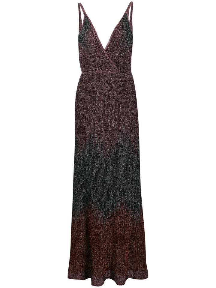 M Missoni Lurex Knit Maxi Dress - Pink