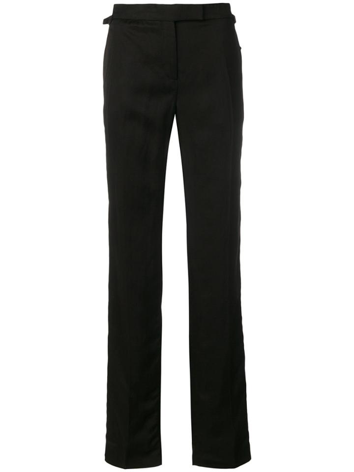 Tom Ford Straight Leg Long Trousers - Black