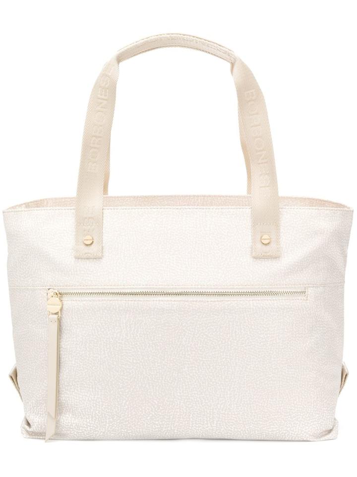 Borbonese Large Tote Bag - Neutrals