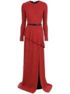 Nk Knit Long Dress - Red