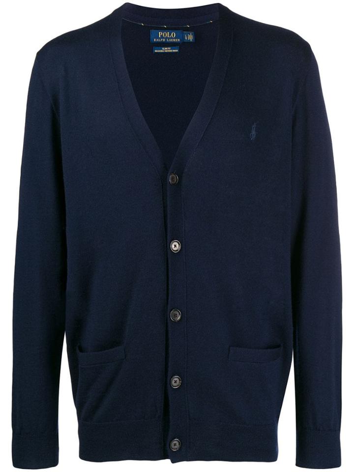 Polo Ralph Lauren Plain Cardigan - Blue