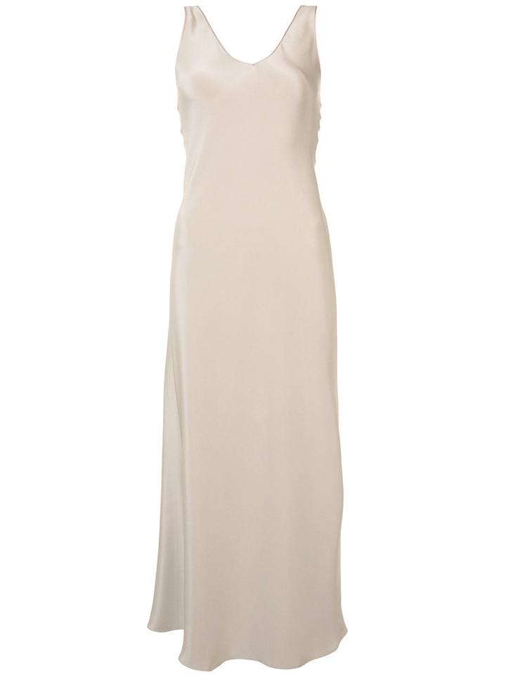 Peter Cohen - Long Dress - Women - Silk - S, Women's, Nude/neutrals, Silk