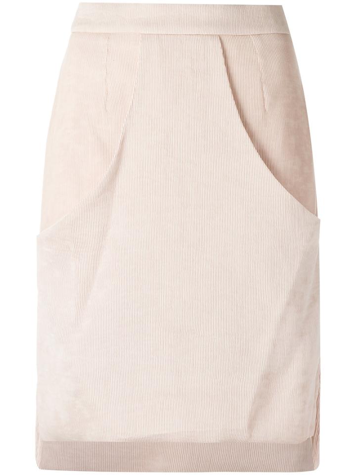 Olympiah - High Waisted Skirt - Women - Polyamide/viscose - 44, Beige, Polyamide/viscose