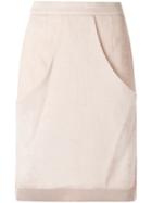Olympiah - High Waisted Skirt - Women - Polyamide/viscose - 44, Beige, Polyamide/viscose