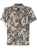 Kenzo Paisley Pattern Blouse - Brown