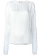 Faith Connexion Longsleeved Loose Blouse, Women's, Size: S, White, Silk