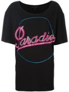 Marc Jacobs Paradise Embellished T-shirt - Black