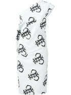 Emilio Pucci Asymmetric Logo Dress
