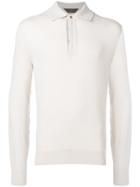 Ermenegildo Zegna Xxx Longsleeved Polo Shirt - Neutrals