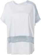Maison Margiela Sheer Panel Top - Blue