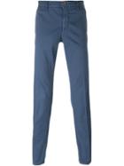 Incotex Front Pleat Trousers - Blue