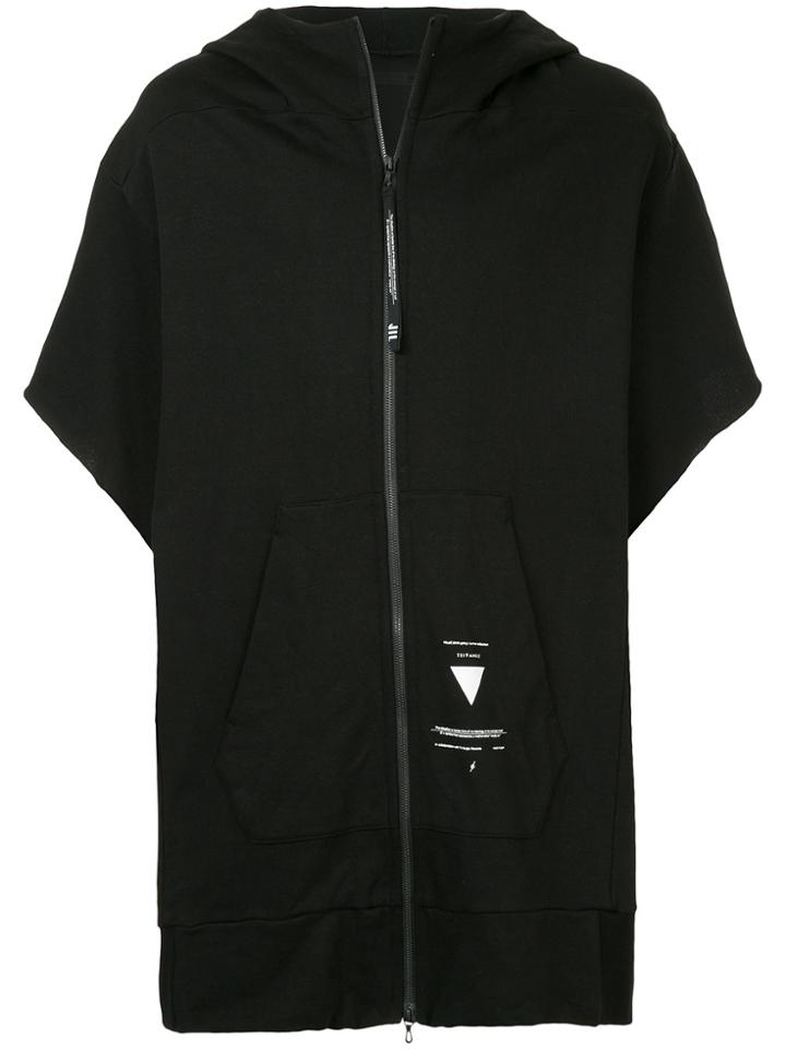 Nil0s Front Zip Hoodie - Black