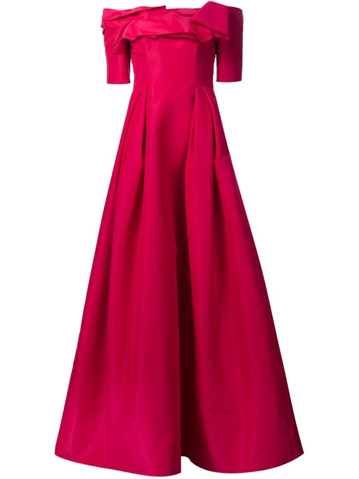 Carolina Herrera Off The Shoulder Gown