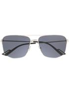 Dior Eyewear Geometric Aviator Sunglasses - Silver