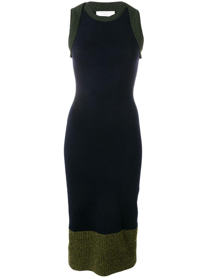 Victoria Beckham Chunky Knit Dress - Blue