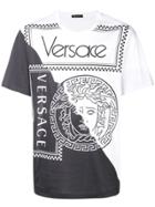Versace Two Tone Medusa T-shirt - White