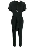 Michael Michael Kors Short Sleeve Jumpsuit - Black