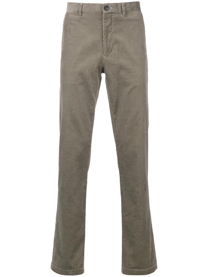 Kent & Curwen Corduroy Trousers, Men's, Size: 50, Brown, Cotton/spandex/elastane
