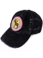 Dsquared2 - Distressed Moose Dealer Cap - Men - Cotton - One Size, Blue, Cotton