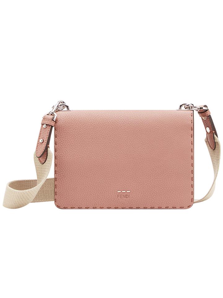Fendi Messenger Shoulder Bag - Pink & Purple