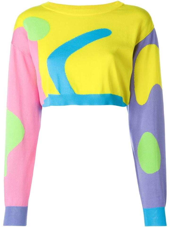 Jeremy Scott Cropped Knit Jumper