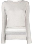 Fabiana Filippi Striped Jumper - Neutrals