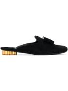 Salvatore Ferragamo Vara Mules - Black