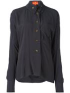 Vivienne Westwood Asymmetric Shirt, Women's, Size: 42, Black, Acetate/silk