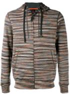 Missoni Drawstring Zip Hoodie