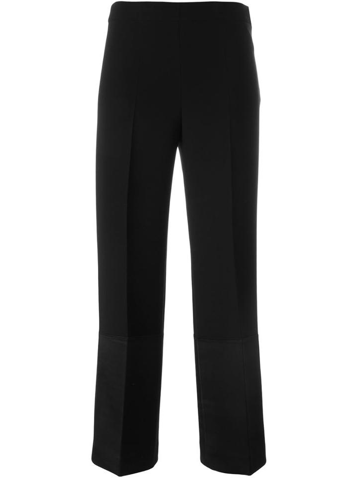 Theory Classic Cigarette Trousers, Women's, Size: 8, Black, Triacetate/polyester