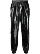 Wwwm Straight-leg Track Trousers - Black
