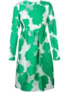 P.a.r.o.s.h. Sheer Floral Midi Dress