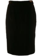 Valentino Pre-owned '1990s Pencil Skirt - Brown