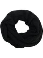 Lost & Found Rooms - Ribbed Infinity Scarf - Men - Acrylic/wool/alpaca - One Size, Black, Acrylic/wool/alpaca