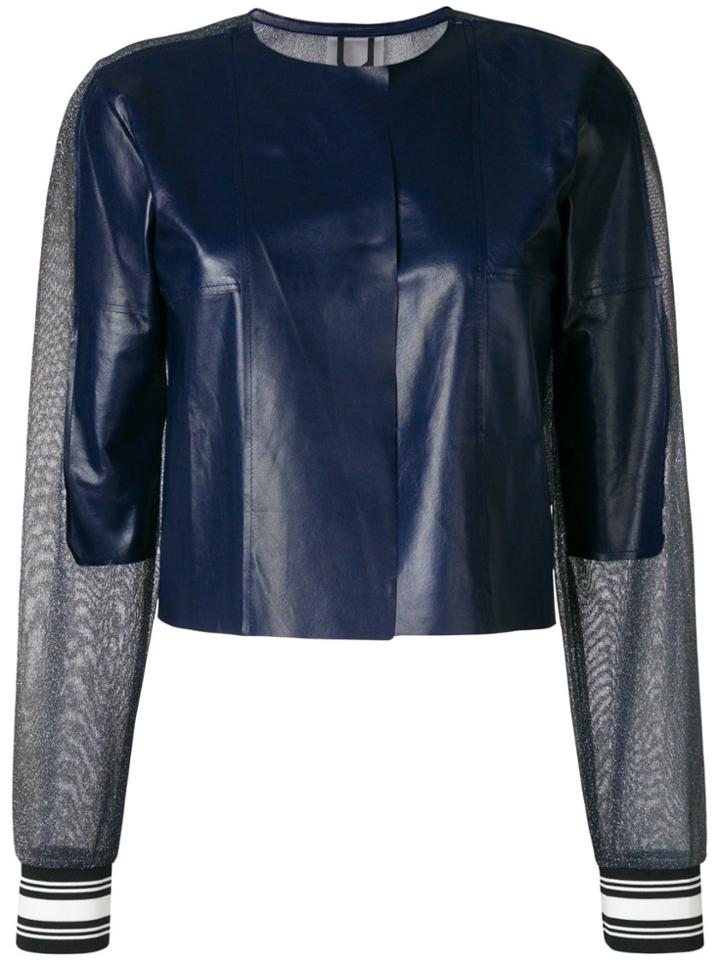 Aviù Panelled Jacket - Blue