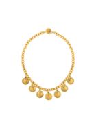Sonia Rykiel Vintage Anchor Chain Necklace - Metallic