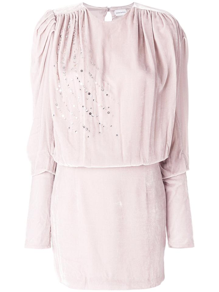 Magda Butrym Fit And Flare Dress - Pink & Purple