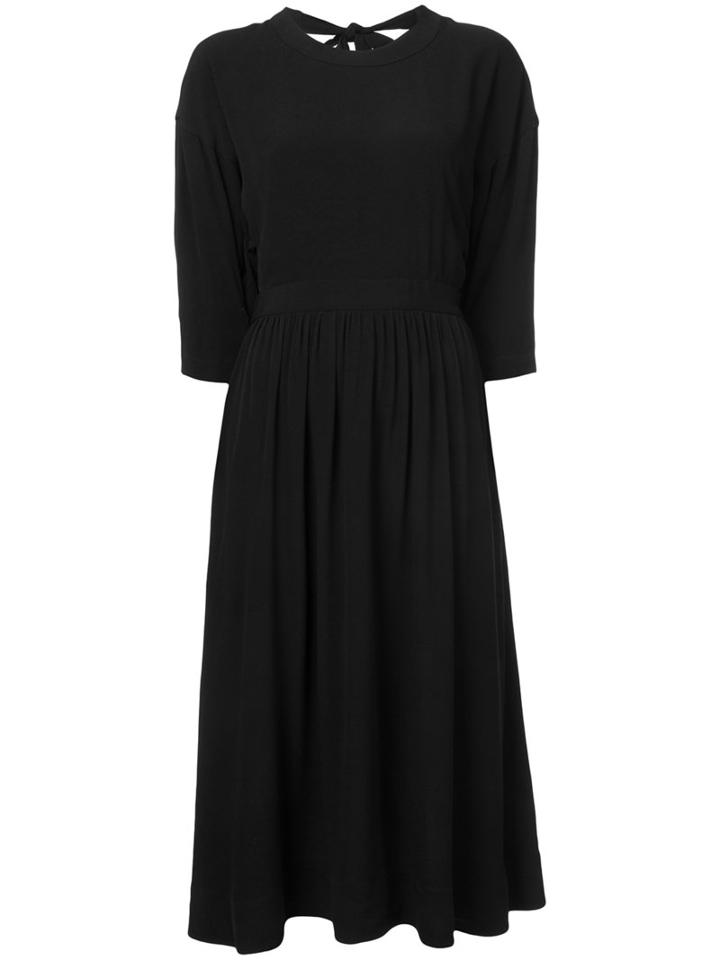 Rosetta Getty - Balloon Sleeves Dress - Women - Viscose - 4, Black, Viscose