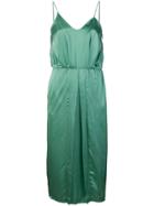 Aalto Satin Dress - Green